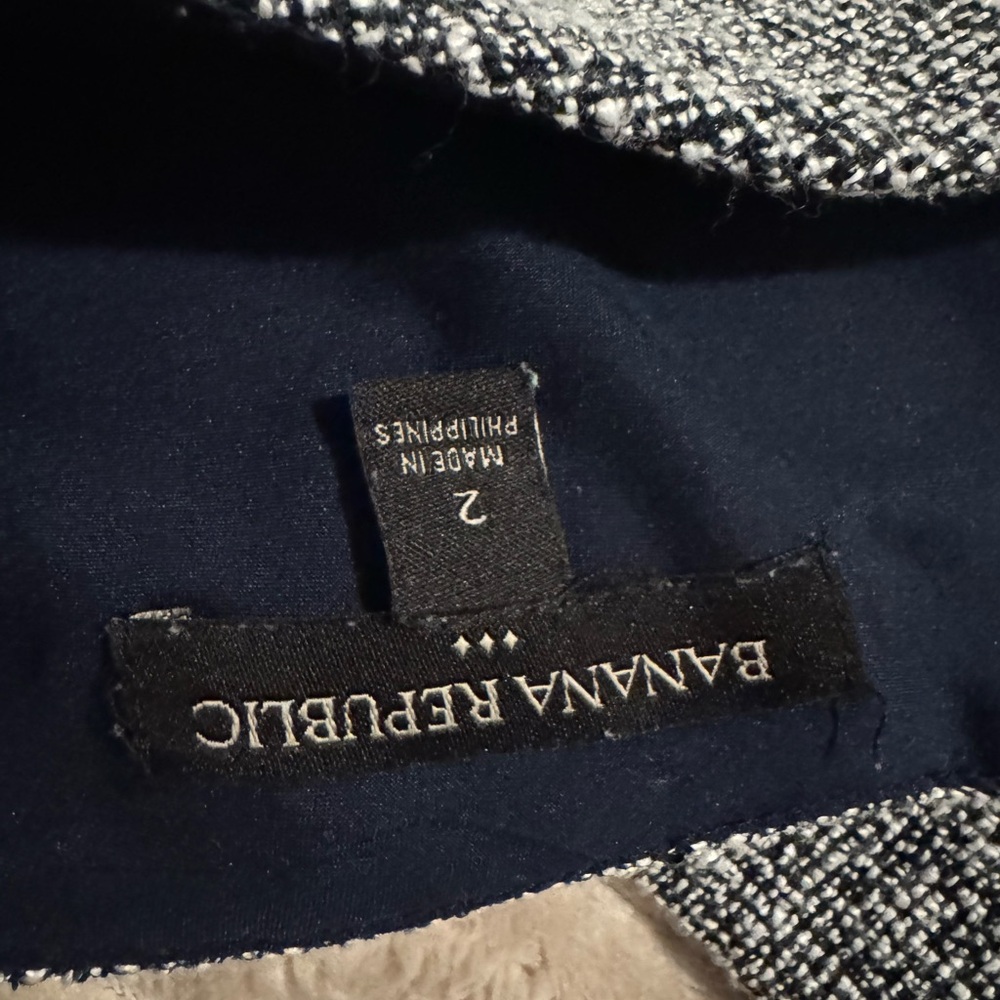 Banana Republic Gray Tweed Midi Dress - Picture 4 of 6